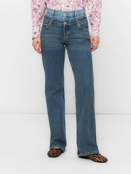 Zdjęcie produktu Jeansy Straight Leg Maje niebieski