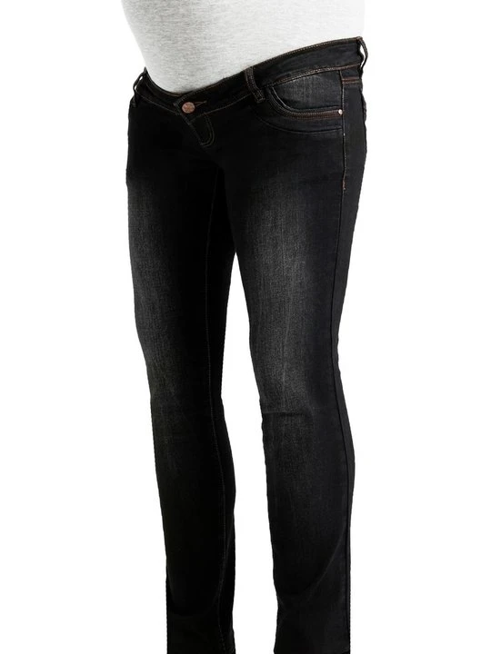 Zdjęcie produktu Jeansy Straight Leg Mamalicious ciemnoniebieski