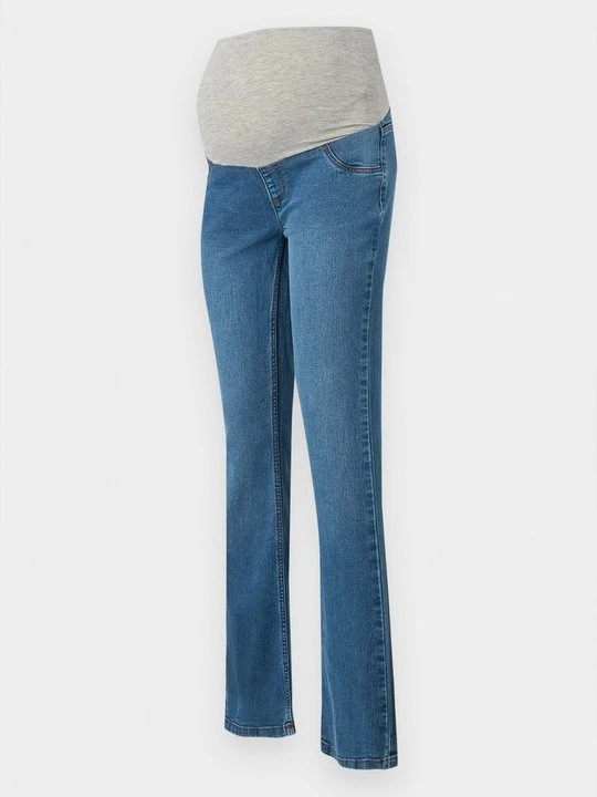 Zdjęcie produktu Jeansy Straight Leg Mamalicious niebieski denim