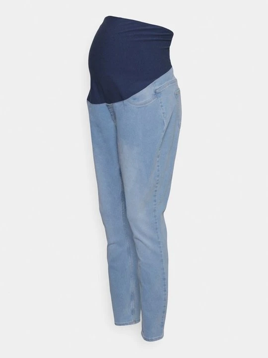 Zdjęcie produktu Jeansy Straight Leg Mamalicious jasnoniebieski