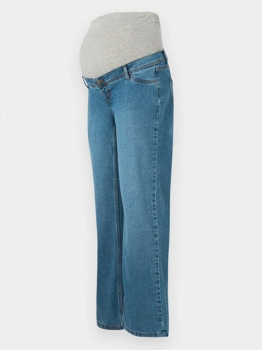 Zdjęcie produktu Jeansy Straight Leg Mamalicious niebieski denim