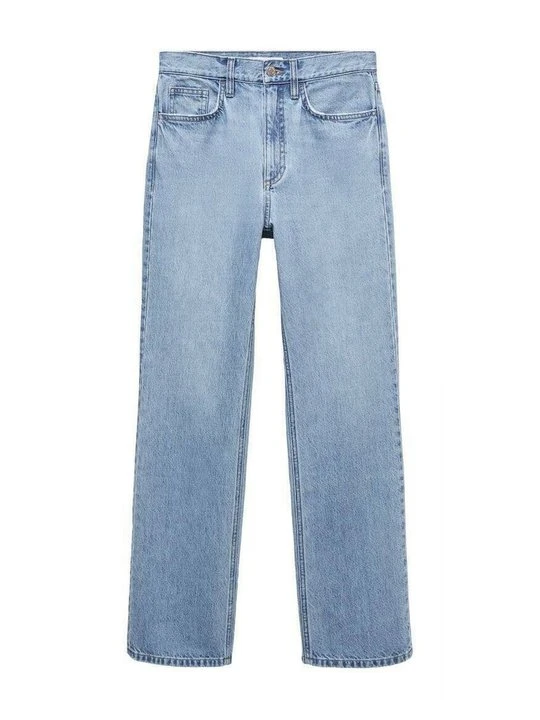 Zdjęcie produktu Jeansy Straight Leg Mango niebieski