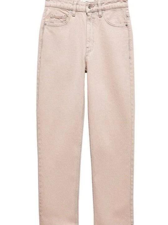 Zdjęcie produktu Jeansy Straight Leg Mango różowy