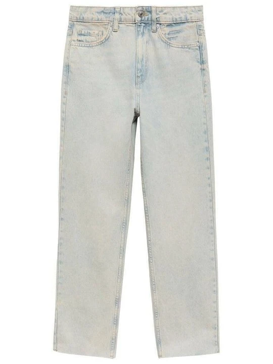 Zdjęcie produktu Jeansy Straight Leg Mango jasnoniebieski