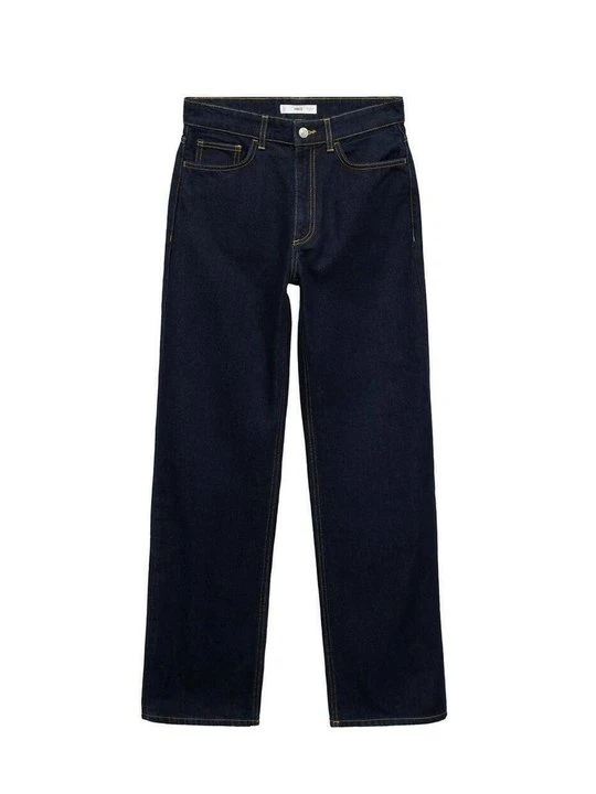 Zdjęcie produktu Jeansy Straight Leg Mango niebieski