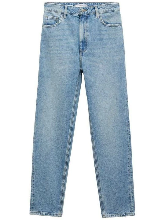 Zdjęcie produktu Jeansy Straight Leg Mango niebieski