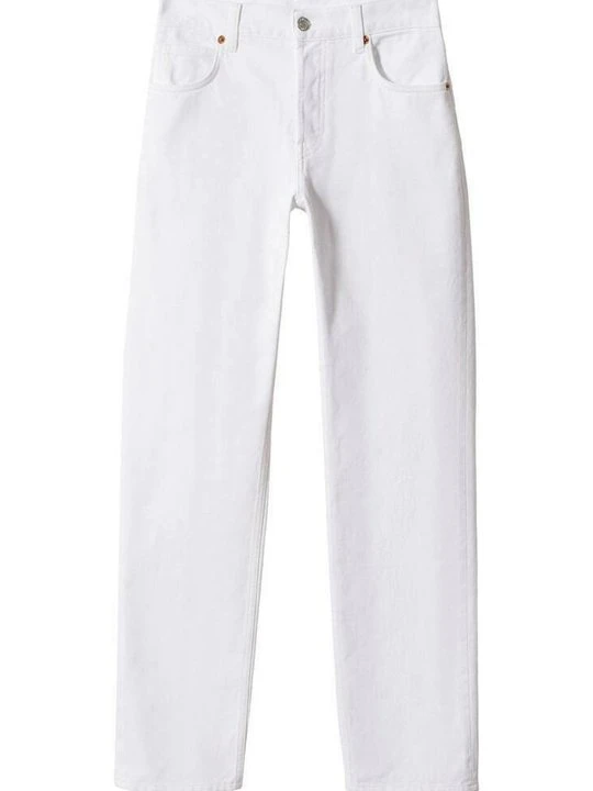 Zdjęcie produktu Jeansy Straight Leg Mango biały
