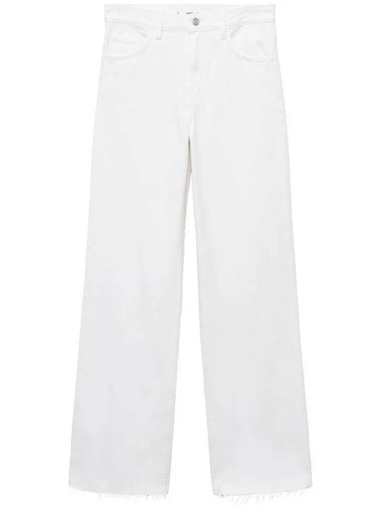 Zdjęcie produktu Jeansy Straight Leg Mango biały