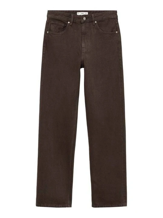 Zdjęcie produktu Jeansy Straight Leg Mango brązowy