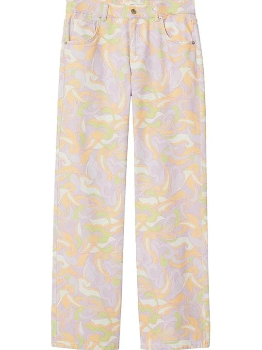Zdjęcie produktu Jeansy Straight Leg Mango fioletowy