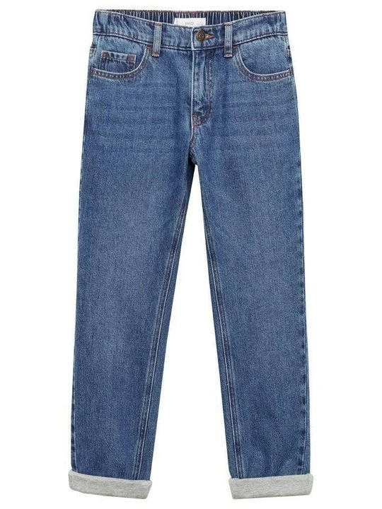 Zdjęcie produktu Jeansy Straight Leg Mango niebieski