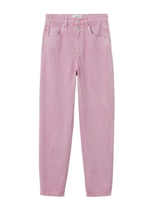 Zdjęcie produktu Jeansy Straight Leg Mango różowy