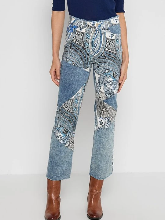 Zdjęcie produktu Jeansy Straight Leg Marc Cain niebieski