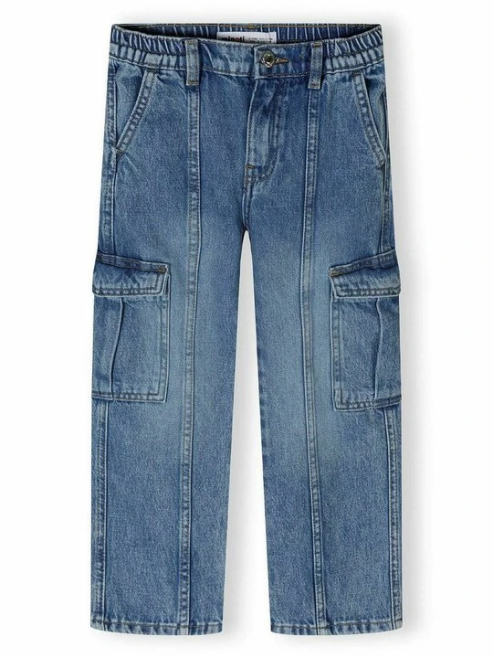 Zdjęcie produktu Jeansy Straight Leg MINOTI niebieski denim