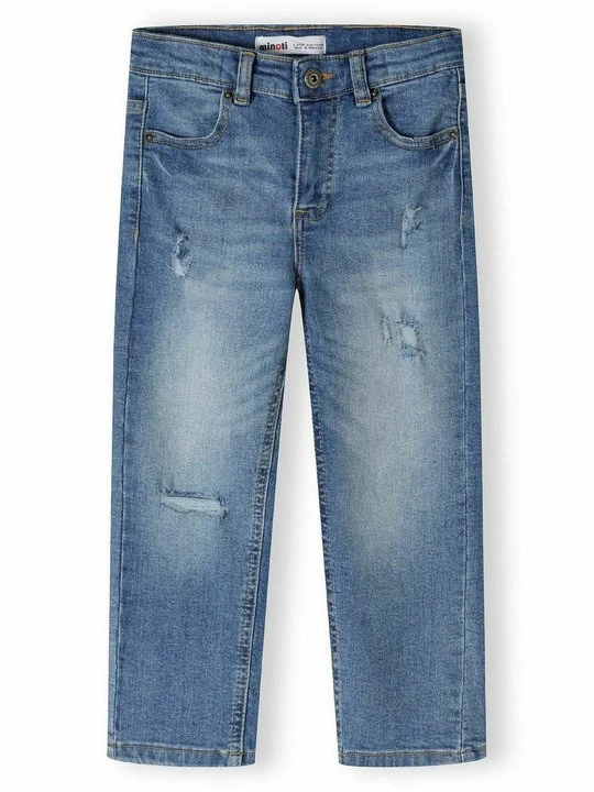 Zdjęcie produktu Jeansy Straight Leg MINOTI niebieski denim