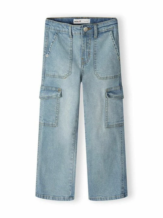 Zdjęcie produktu Jeansy Straight Leg MINOTI niebieski denim