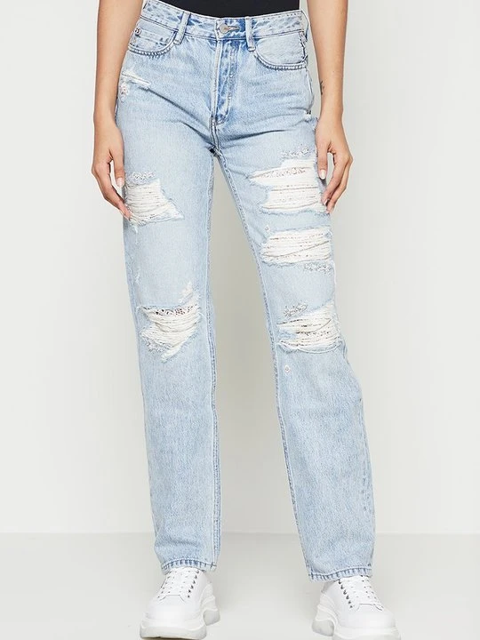Zdjęcie produktu Jeansy Straight Leg Miss Sixty jasnoniebieski