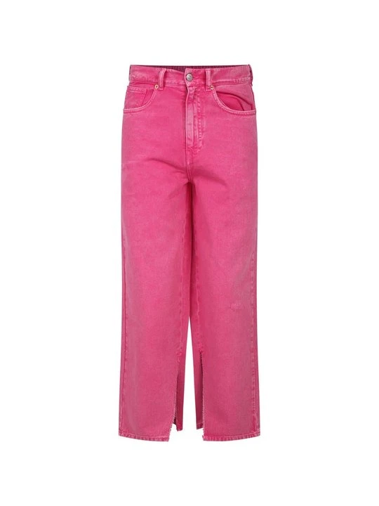 Zdjęcie produktu Jeansy Straight Leg MM6 Maison Margiela różowy