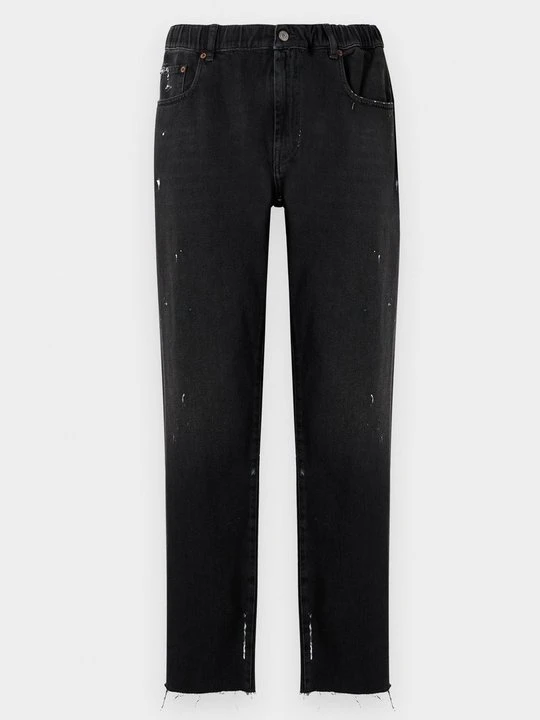 Zdjęcie produktu Jeansy Straight Leg MM6 Maison Margiela czarny