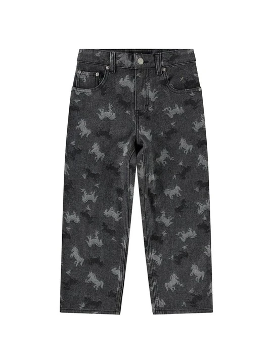Zdjęcie produktu Jeansy Straight Leg Molo szary melanż