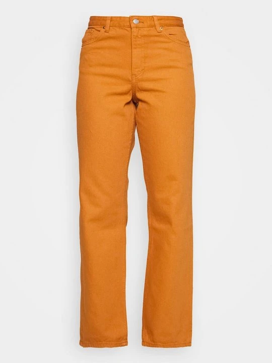 Zdjęcie produktu Jeansy Straight Leg Monki brązowy