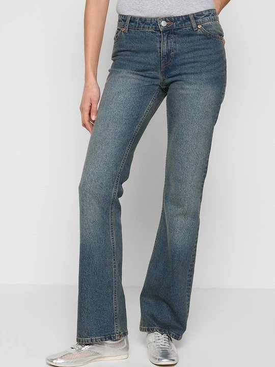 Zdjęcie produktu Jeansy Straight Leg Monki szary