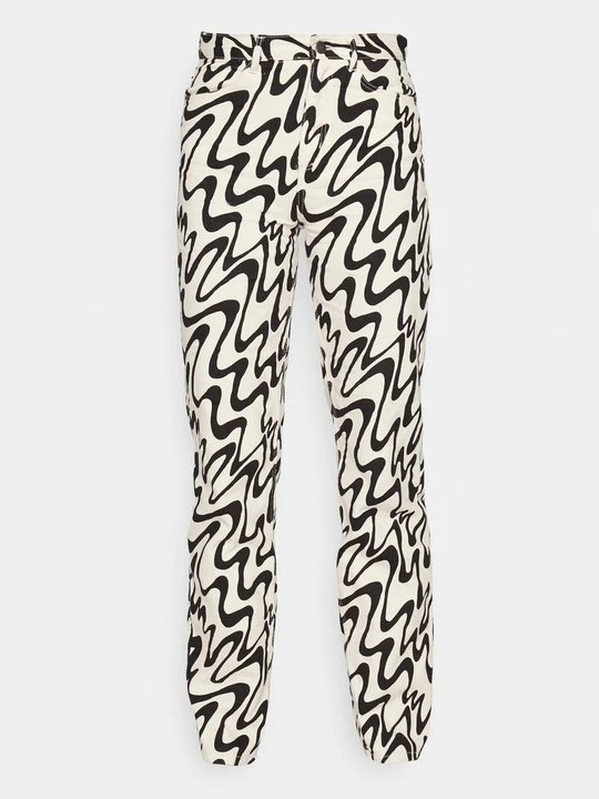 Zdjęcie produktu Jeansy Straight Leg Monki beżowy