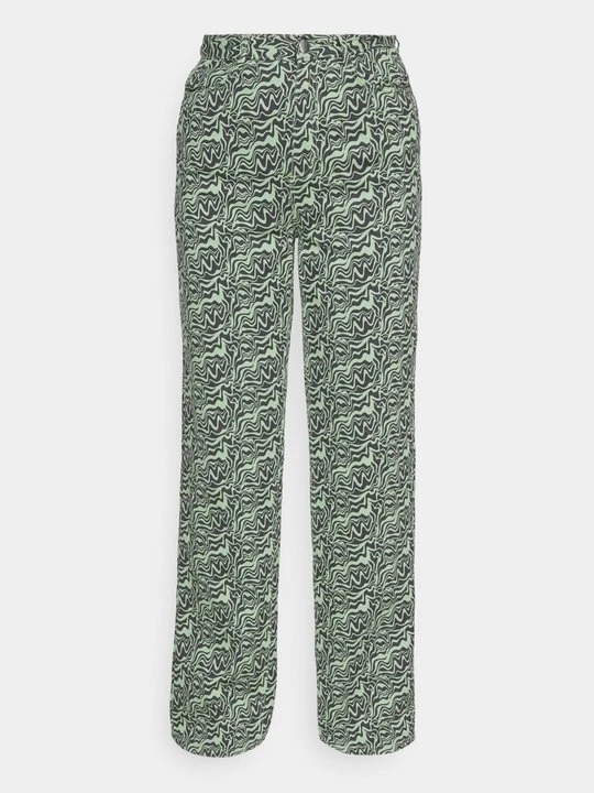 Zdjęcie produktu Jeansy Straight Leg Monki oliwkowy