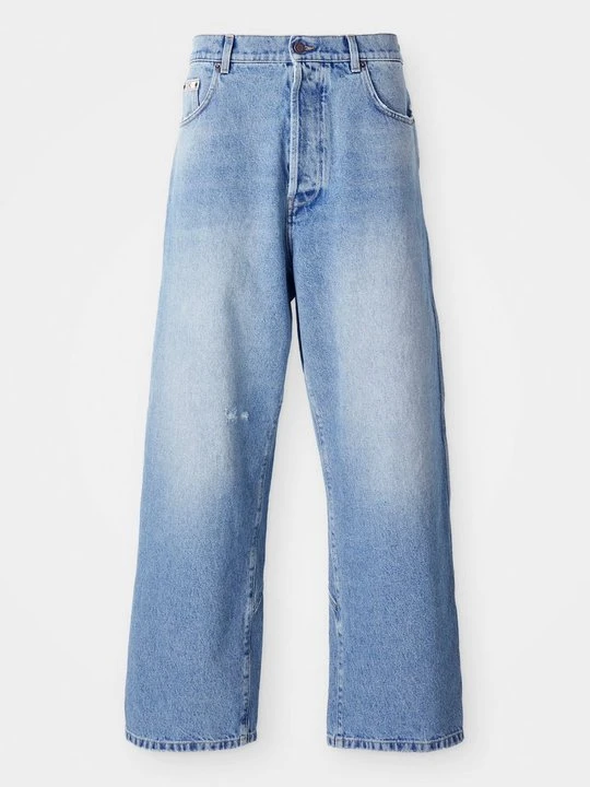 Zdjęcie produktu Jeansy Straight Leg MOSCHINO niebieski denim