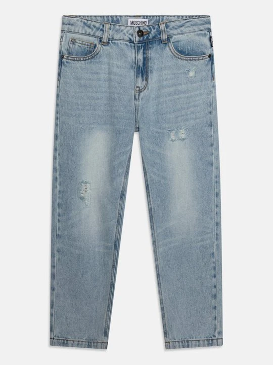 Zdjęcie produktu Jeansy Straight Leg MOSCHINO niebieski denim