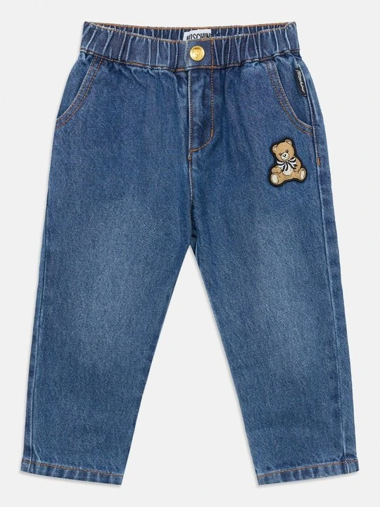 Zdjęcie produktu Jeansy Straight Leg MOSCHINO niebieski