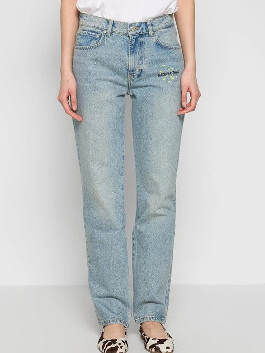 Zdjęcie produktu Jeansy Straight Leg MOSCHINO jasnoniebieski
