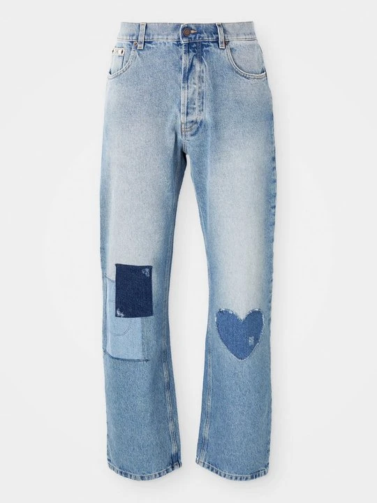 Zdjęcie produktu Jeansy Straight Leg MOSCHINO niebieski