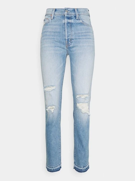 Zdjęcie produktu Jeansy Straight Leg Mother jasnoniebieski