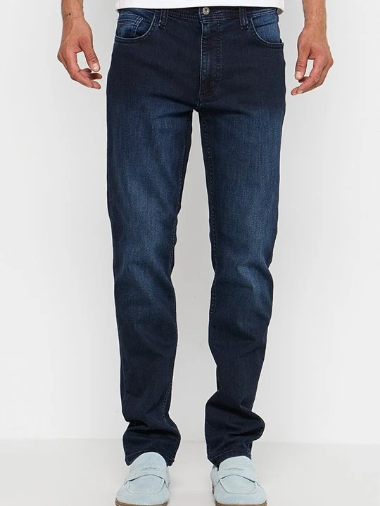 Zdjęcie produktu Jeansy Straight Leg Mustang granatowy
