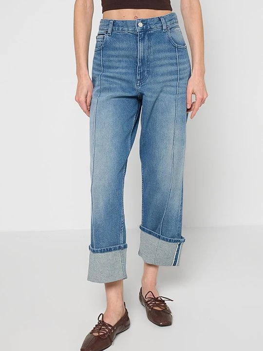 Zdjęcie produktu Jeansy Straight Leg Mustang niebieski denim