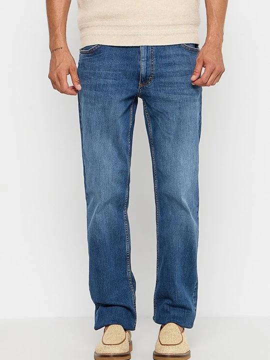 Zdjęcie produktu Jeansy Straight Leg Mustang niebieski