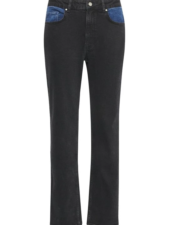 Zdjęcie produktu Jeansy Straight Leg My Essential Wardrobe ciemnoszary