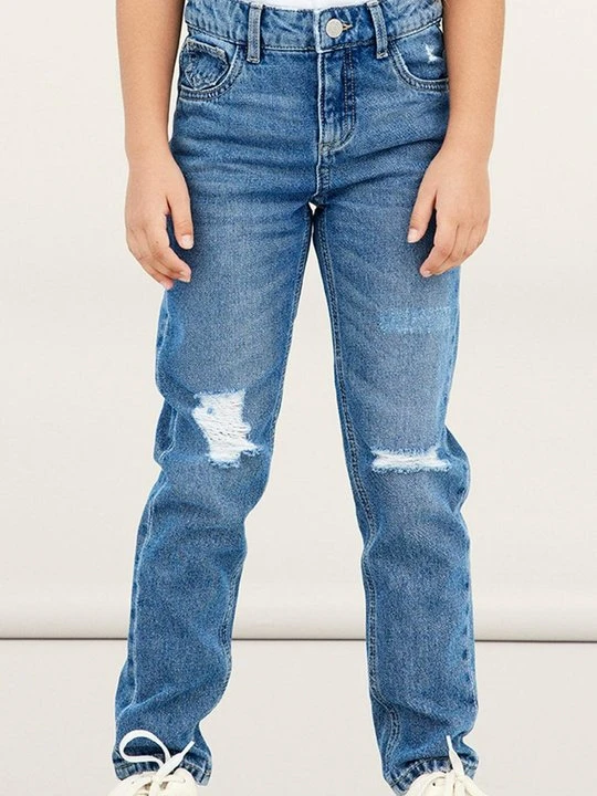 Zdjęcie produktu Jeansy Straight Leg NAME IT niebieski denim