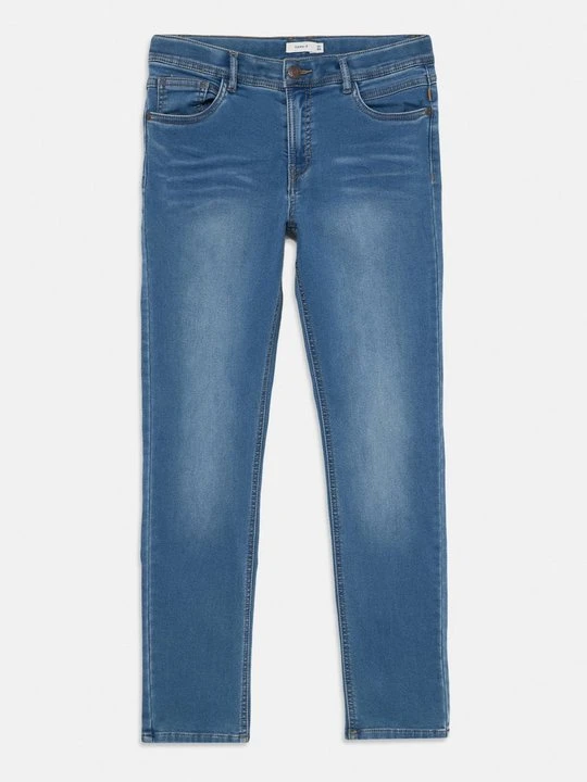 Zdjęcie produktu Jeansy Straight Leg NAME IT niebieski denim