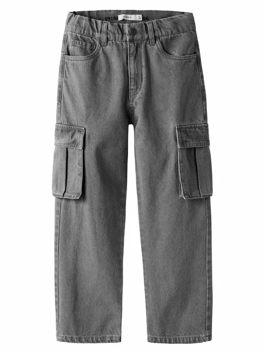 Zdjęcie produktu Jeansy Straight Leg NAME IT jasnoszary