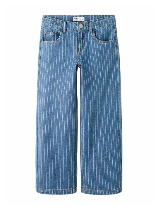 Zdjęcie produktu Jeansy Straight Leg NAME IT niebieski melanż