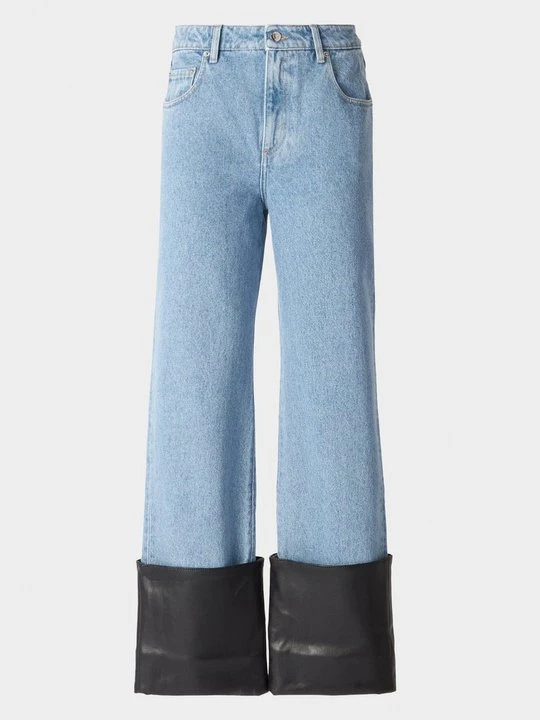 Zdjęcie produktu Jeansy Straight Leg Nanushka niebieski