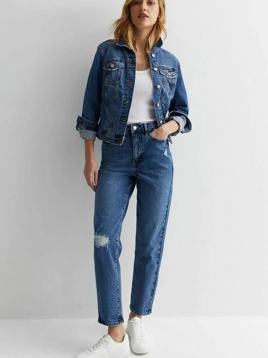 Zdjęcie produktu Jeansy Straight Leg New Look niebieski