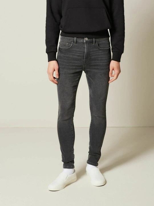 Zdjęcie produktu Jeansy Straight Leg Next szary