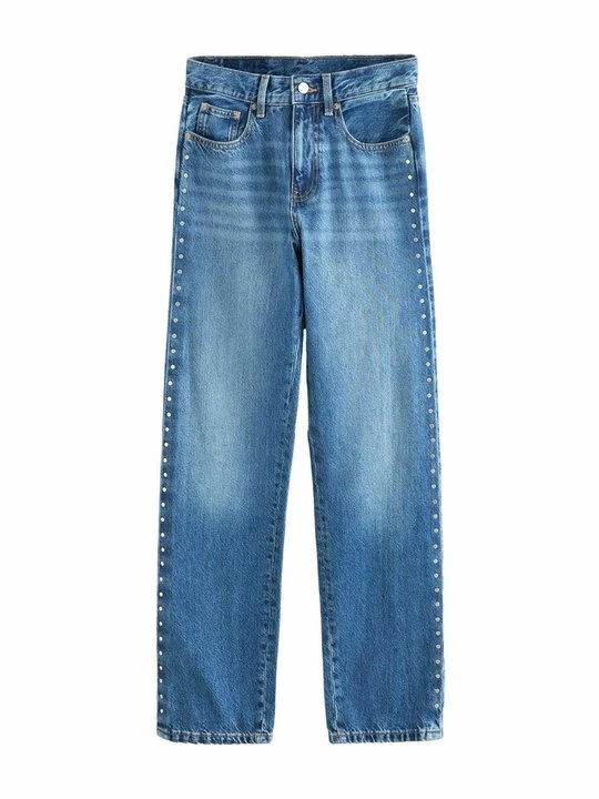 Zdjęcie produktu Jeansy Straight Leg Next niebieski