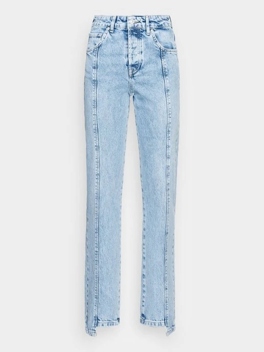 Zdjęcie produktu Jeansy Straight Leg Nicki Studios jasnoniebieski