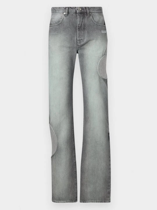 Zdjęcie produktu Jeansy Straight Leg Off White jasnoszary