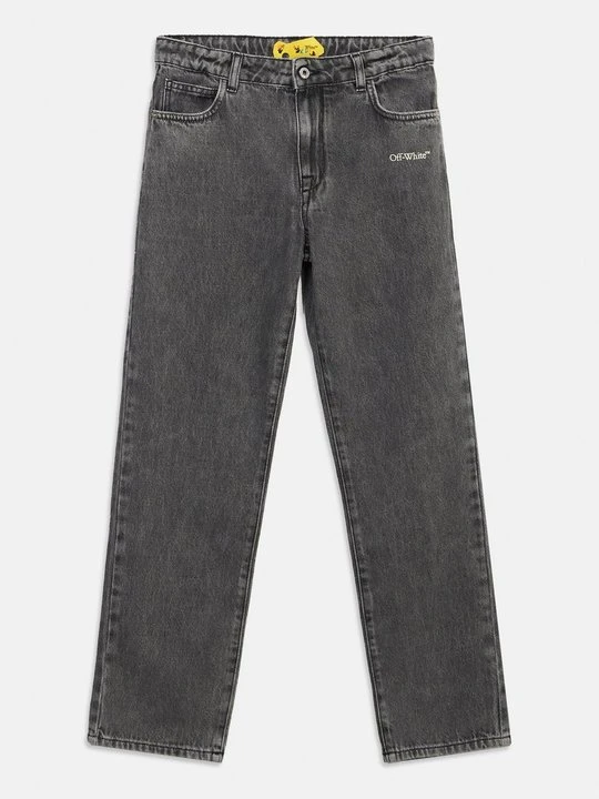 Zdjęcie produktu Jeansy Straight Leg Off White szary