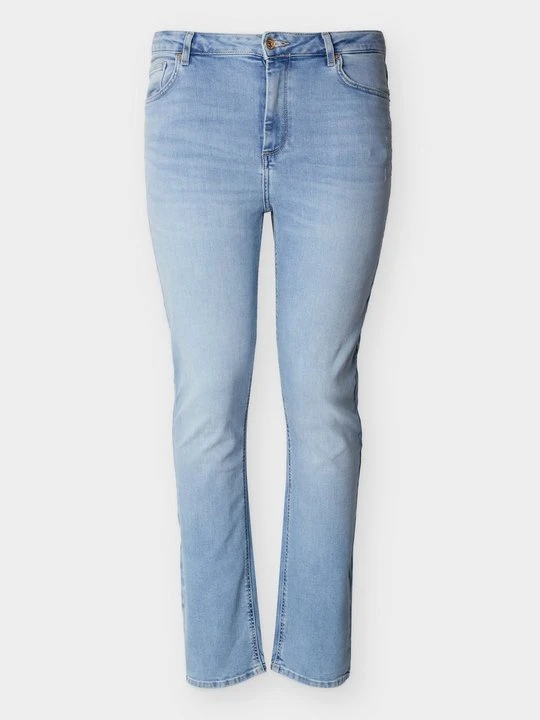 Zdjęcie produktu Jeansy Straight Leg ONLY Carmakoma jasnoniebieski denim